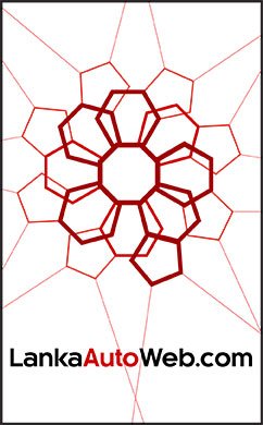 LankaAutoWeb.com flower logo
