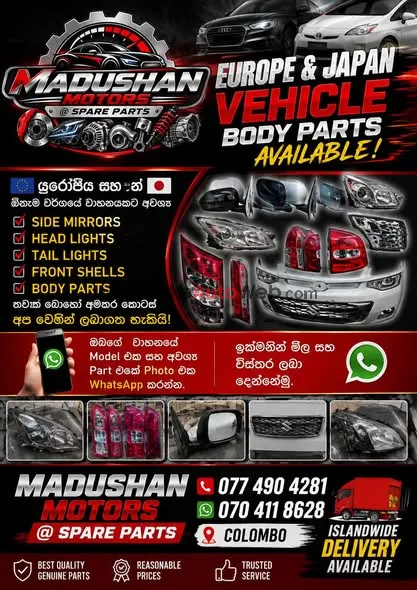 EUROPE & JAPAN VEHICLE BODY PARTS AVAILABLE photo 1